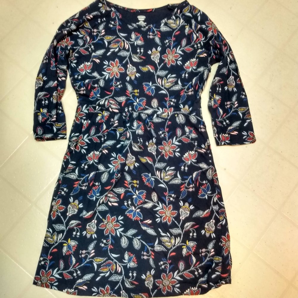 Girl's Old Navy Dress - Floral Print - Size 10-12